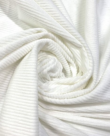 Вельвет белый